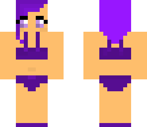 purple bikini girl