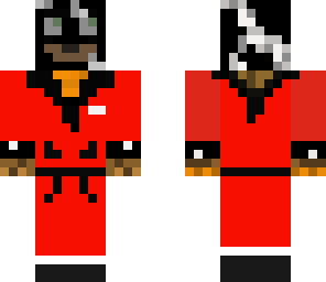 red suite and smily face