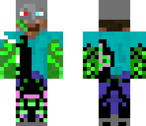 half steve zombie skin