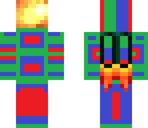 green dark blue red minecraft universe
