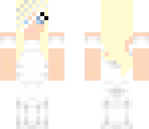 wedding dress girl blond
