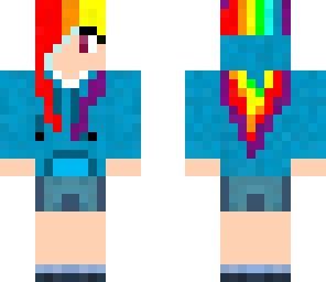 human rainbow dash