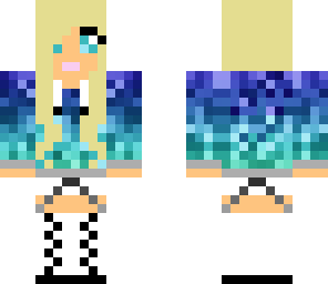 cute blue girl