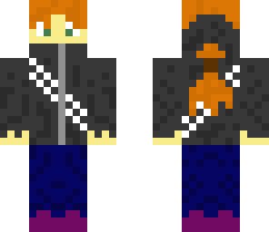 red hair boy with hoodie