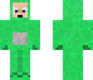 teletubby green skin