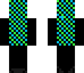blue and green