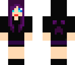 purple creeper girl