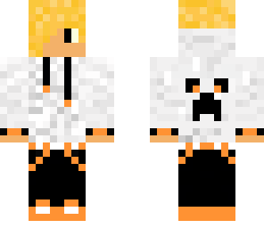 blonde orange hoodie boy