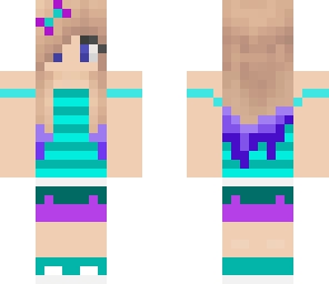 girl with purple dyed hair