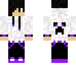 black purple hoodie boy