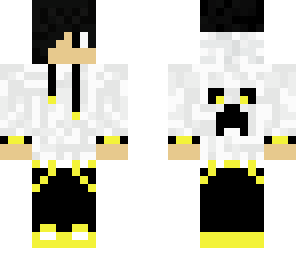black yellow hoodie boy