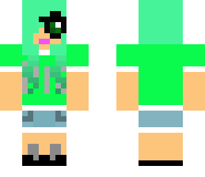 green-tee girl