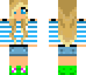 stripped sweater girl