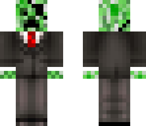 creeper in a suit with eyepatch