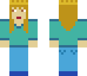 blue girl queen