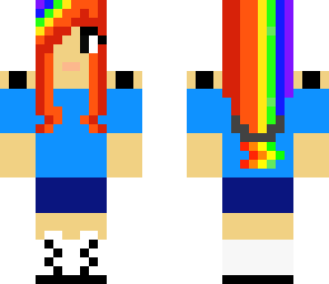 rainbow girl