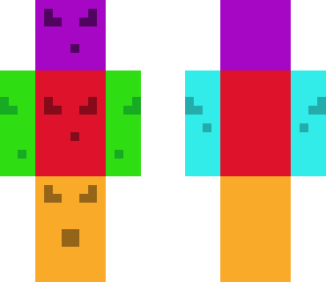 the great evil colorful many faced slime