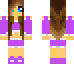 purple hot girl