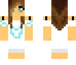 white dress beauty