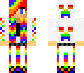 a rainbow guy