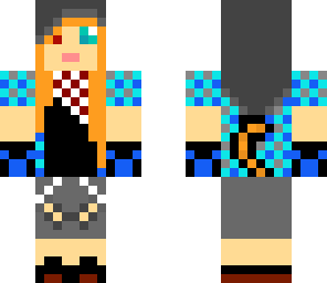 a random skin inspired by my fursona x3