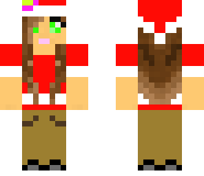 girl red shirt