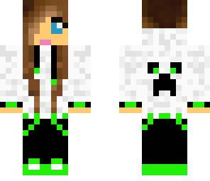 brunette lime hoodie girl