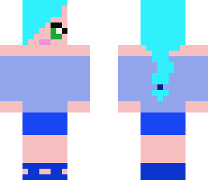 blue girl