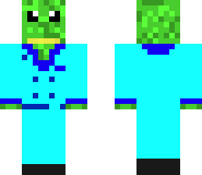 blue suit turtal man