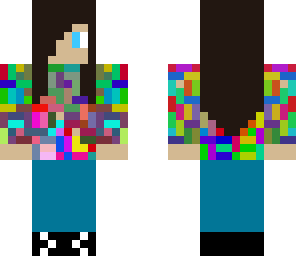 girl with colurful shirt
