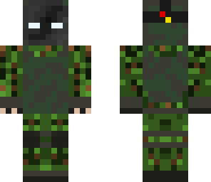 masked german soldier - woodland