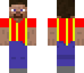 red shirt steve yellow stripes