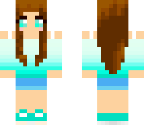 sky blue girl