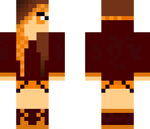 flaming girl