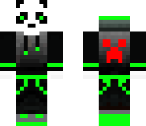 green panda no glasses