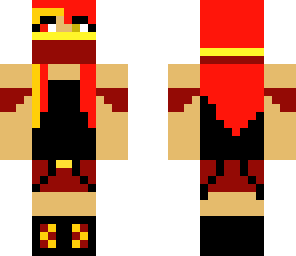 blaze girl with mask