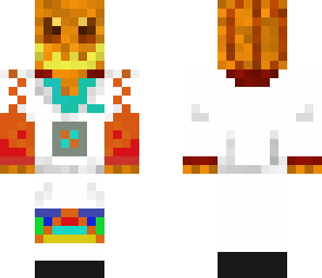 flaming pumpkin warrior