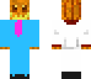 pumkin in a blue tux