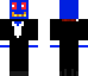 blue tuxedo alien