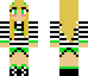 green zebra girl