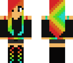 rainbow girl