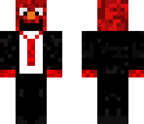 elmo in a suit