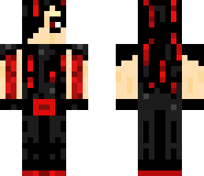 red gothic anime dude