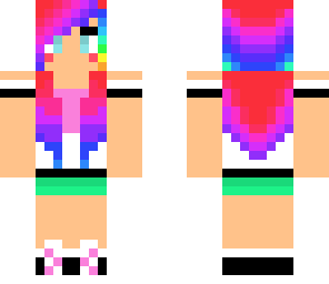 rainbow girl