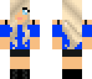 blue girl