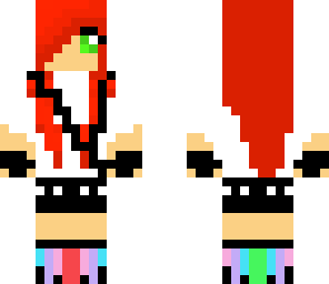 rainbow headphone girl