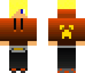 orange creeper teen boy