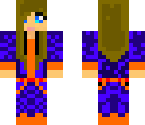 purple teen girl