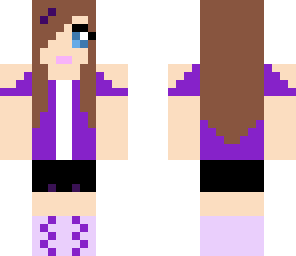 girl in the purple