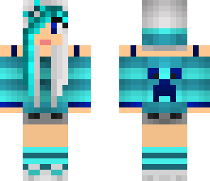 blue girl